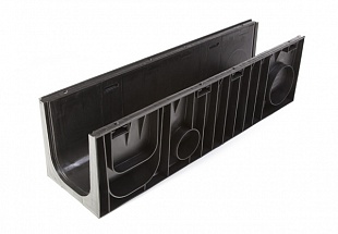 Лоток водоотводный пластиковый ЛВП NORMA DN200 H280