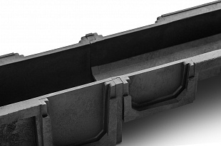 Лоток полимербетонный DN 100.70 с полимерной решеткой